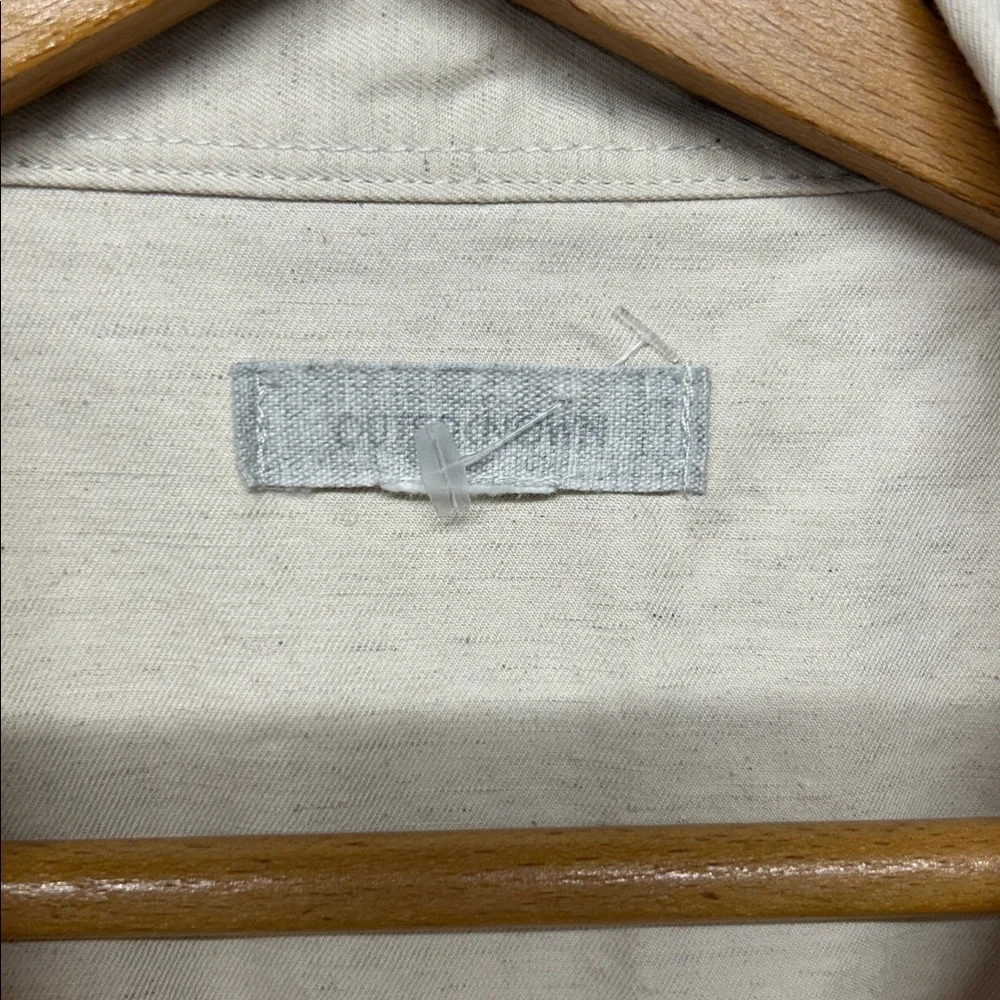 Outerknown S.E.A Utility‎ Jumpsuit Carpenter Linen Cotton Sustainable Small Tan